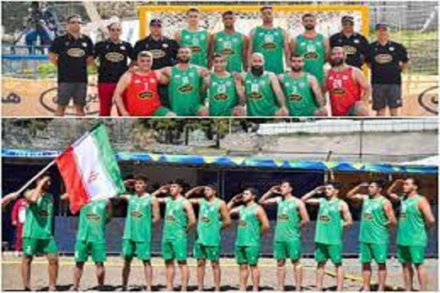 گروه‌ بندی تیم‌های بزرگسالان و نوجوانان ایران در هندبال ساحلی جهان